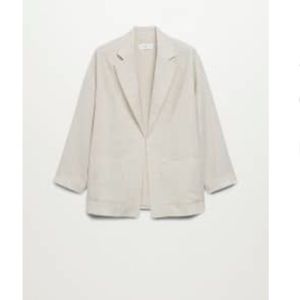Mango Linen Blazer
